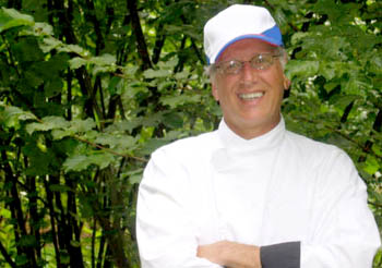 chef bobby buzz in his truffle orchard